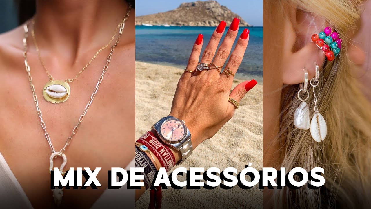 COMO USAR: Mix de acessórios do momento! Brincos, pulseiras, aneis... | Layla Monteiro