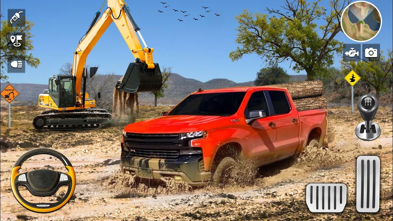 Pickup Truck Off-road Driving Simulator - 4x4 SUV Luxury Prado Driver 3D - Android Gameplay