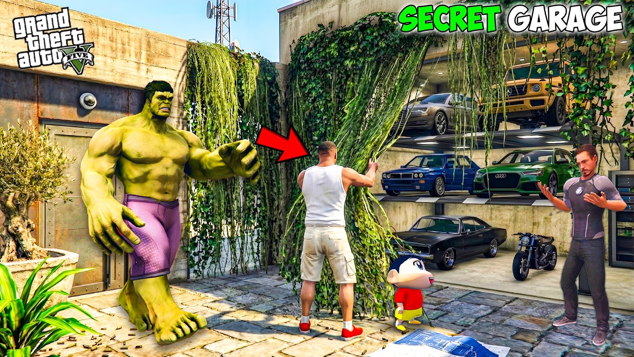 Franklin Finds A New Unique Secret Base With Avengers in GTA 5