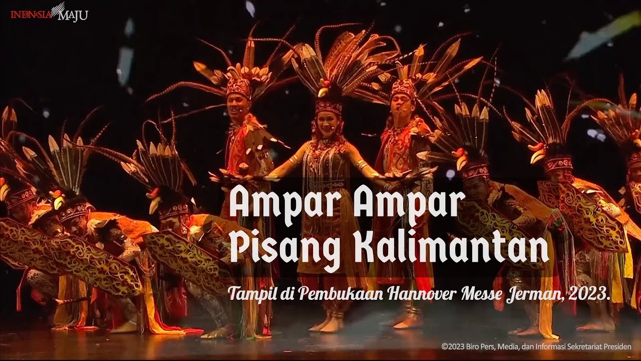 TARIAN INDONESIA TAMPIL DI JERMAN | Ampar Ampar Pisang Kalimantan