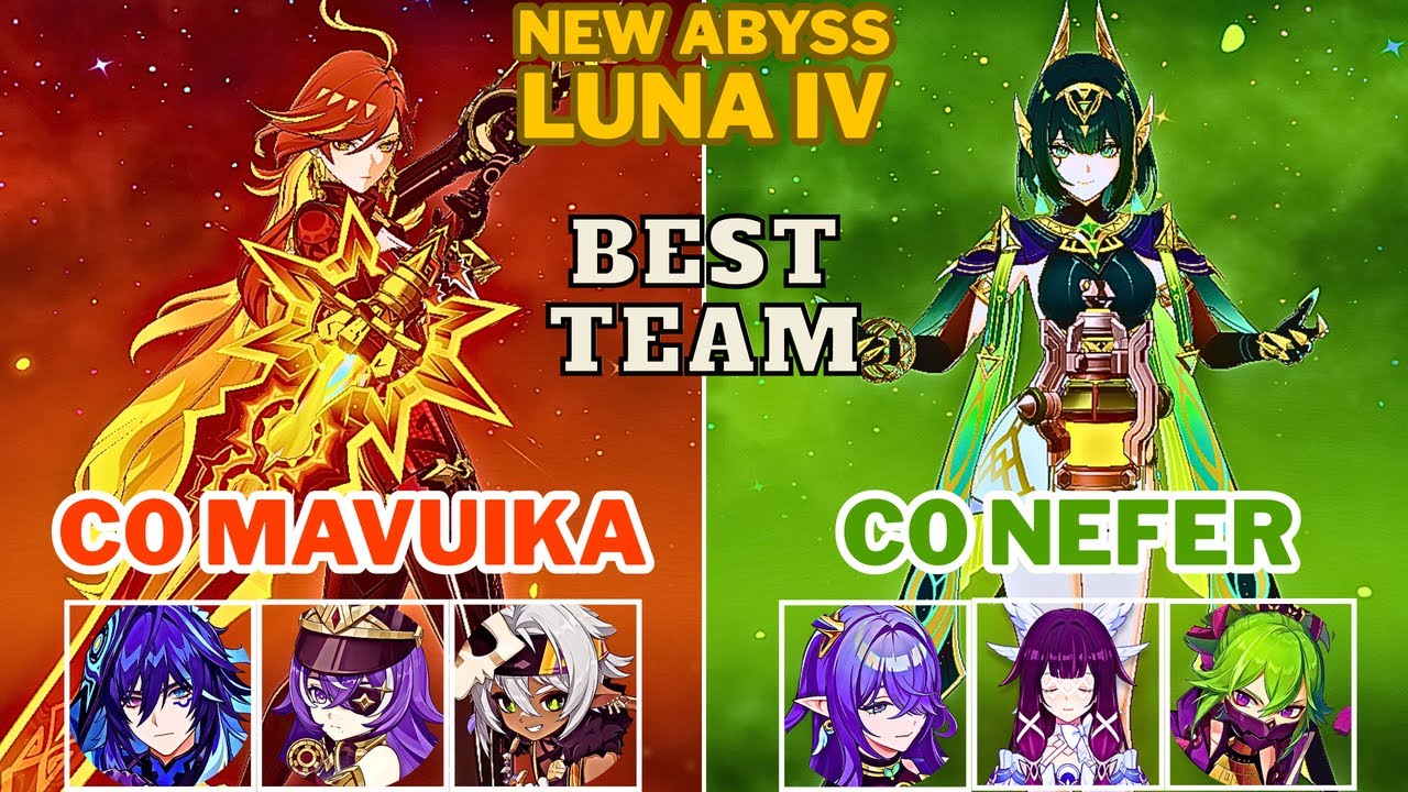 QUEENS of Low Cost!? C0 Mavuika Overload & C0 Nefer Lunar-Bloom | Spiral Abyss 6.3/Luna IV