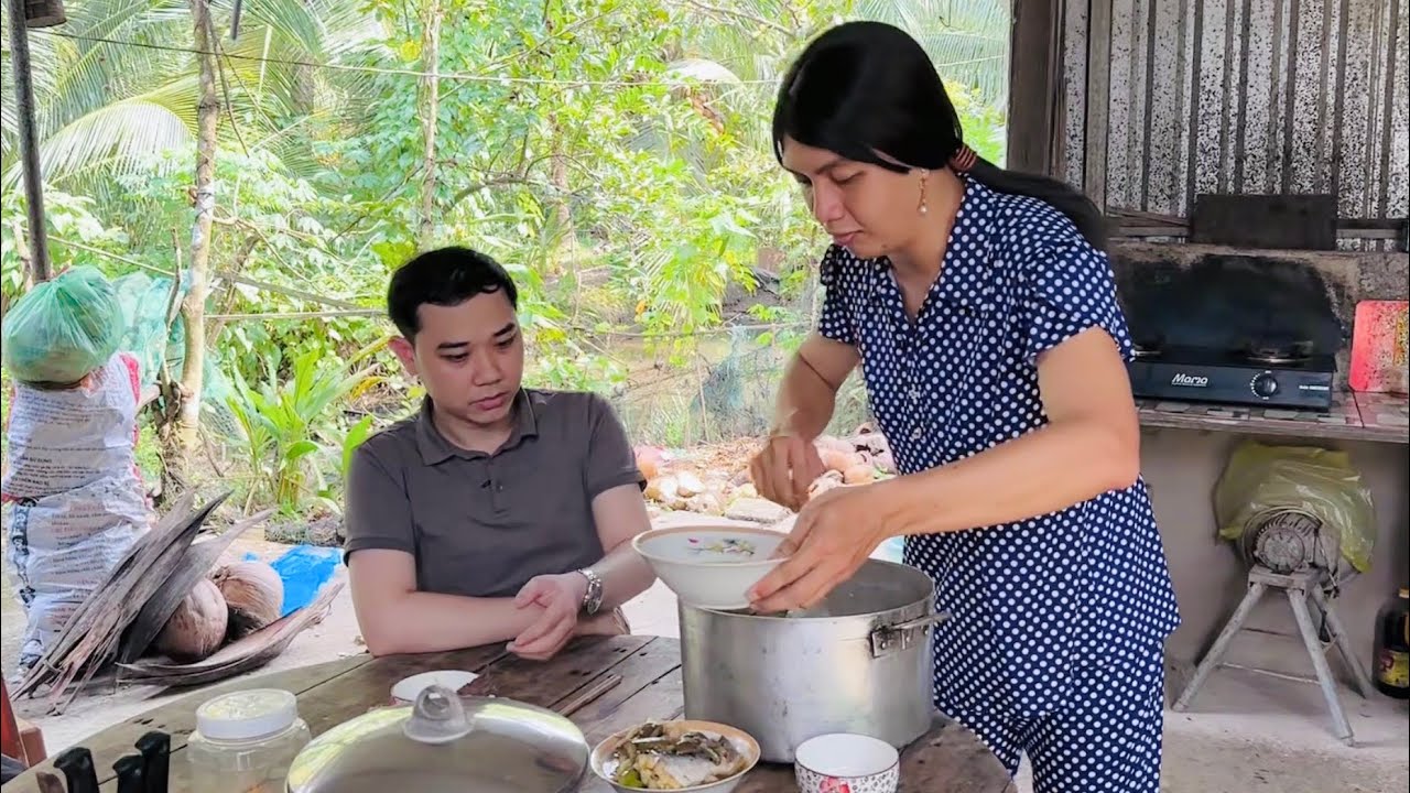Vợ thằng Sang nấu mắm kho | Anh Hùng Việt Kiều rủ đi chơi - Tập 462