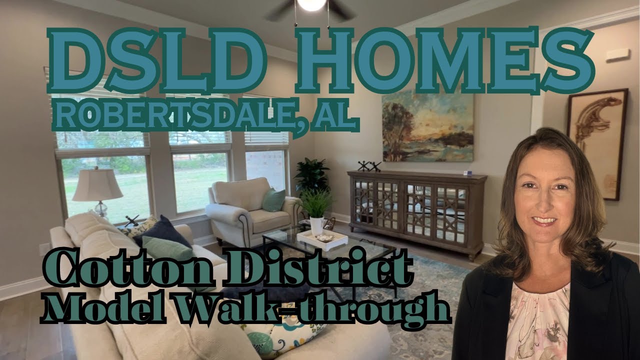 DSLD Model Home Tour Cotton District Subdivision in Robertsdale, AL, New Construction Homes For Sale