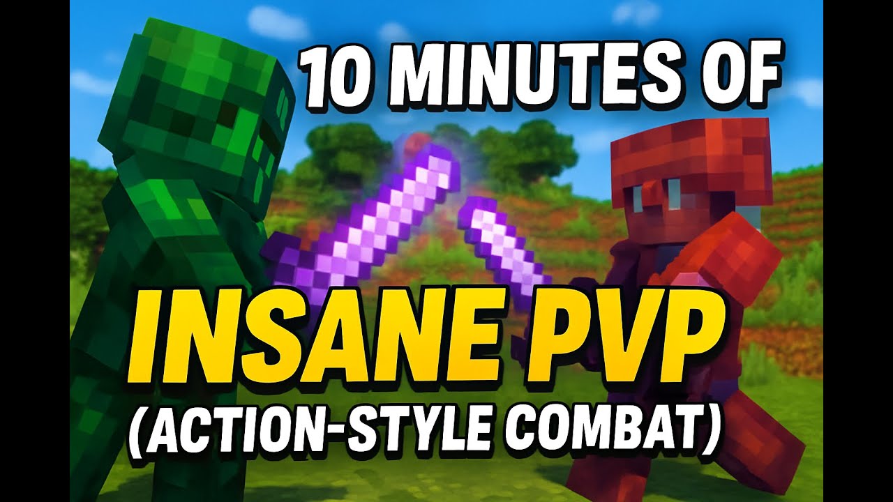 Insane Minecraft PvP &ndash; Action-Style Combat (No Commentary)