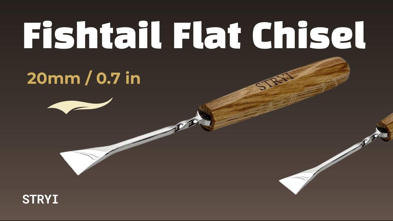 Woodcarving Reveal: STRYI 20mm Fishtail 