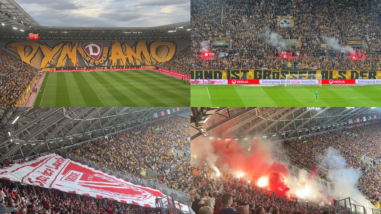 Führung vergeben, Fanmaterial verbrannt | Dynamo Dresden - Energie Cottbus 4:2 | 09.08.24