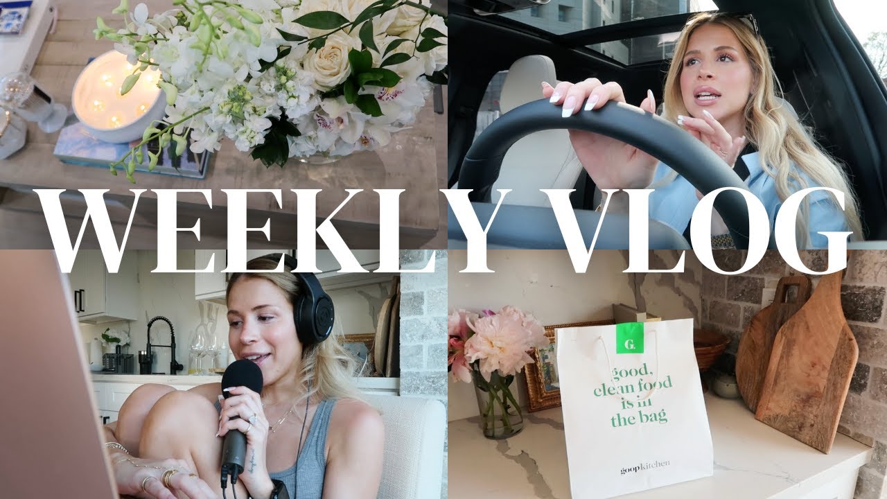 weekly vlog: alo workout, target haul, podcasting