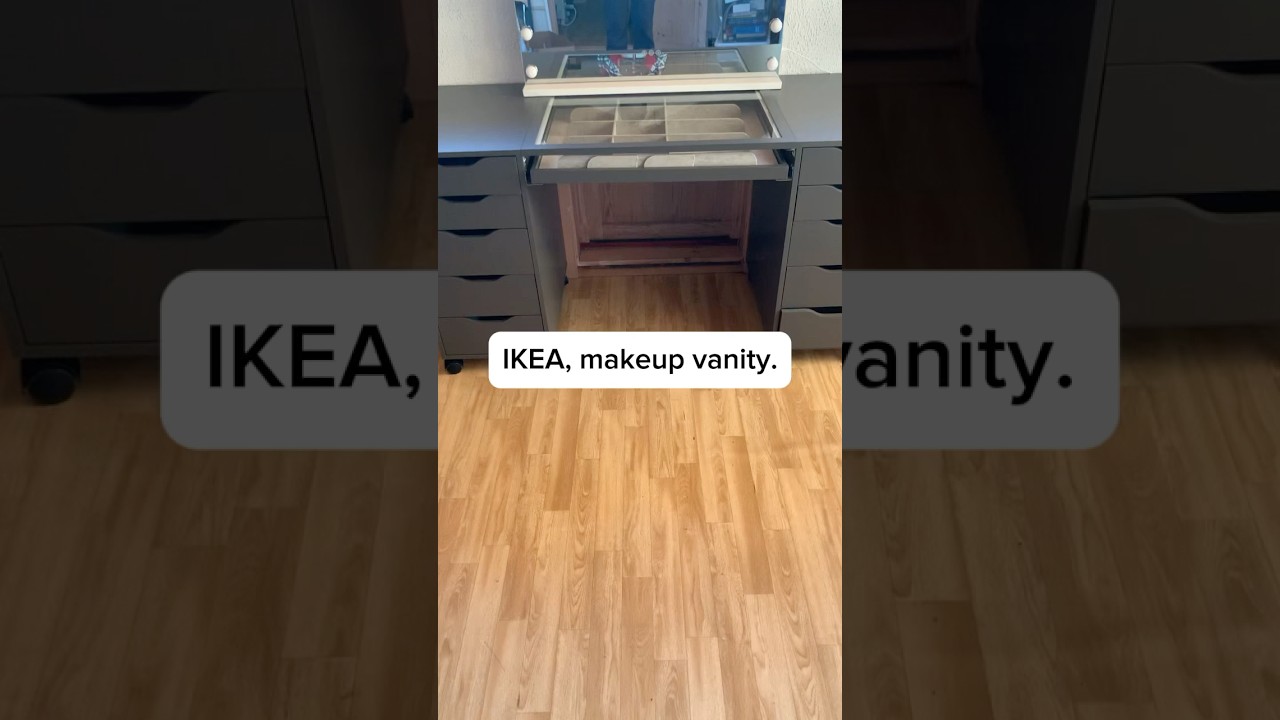How to set up you vanity from IKEA🤗. #fypage #fypviralシ #ikea @IKEA
