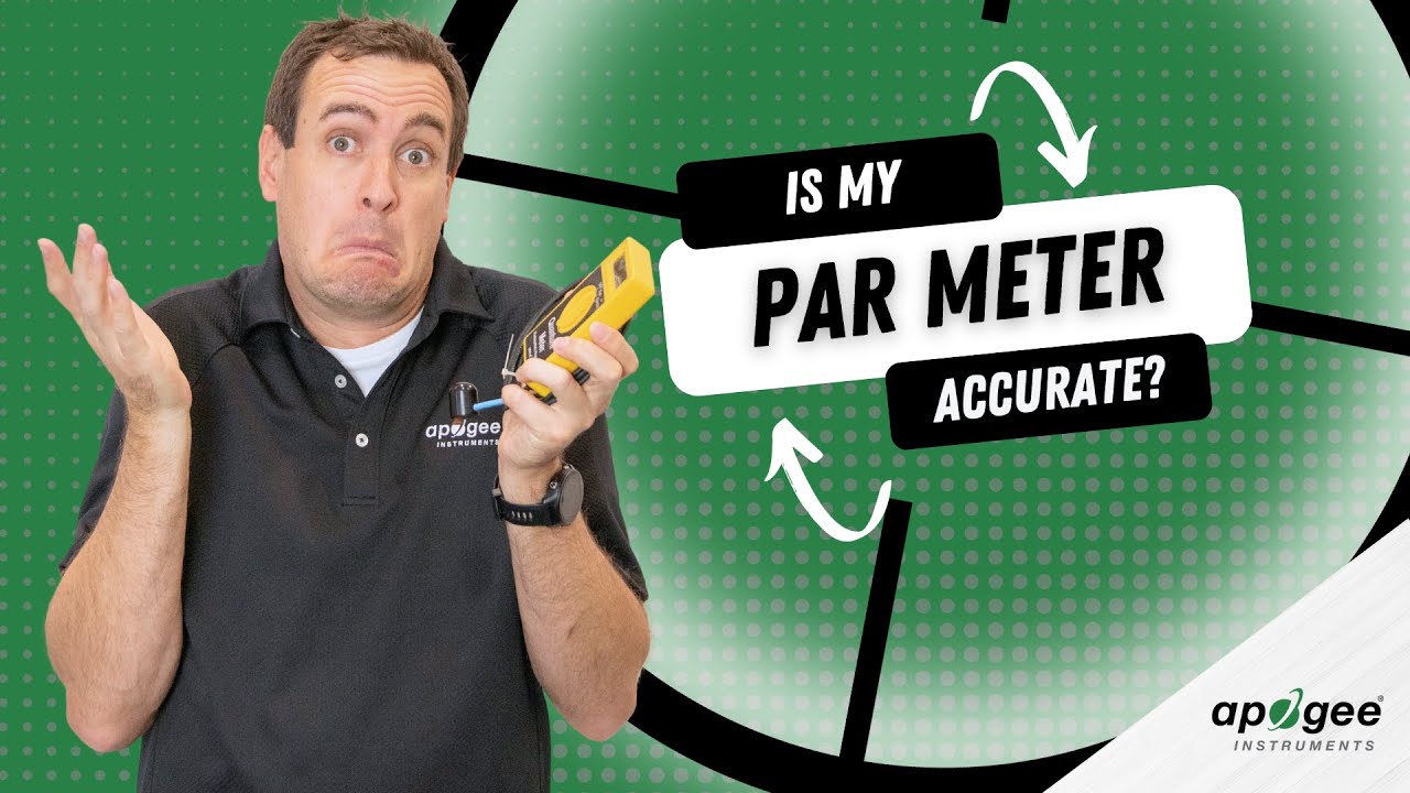 Using the Clear Sky Calculator to determine PAR meter accuracy.