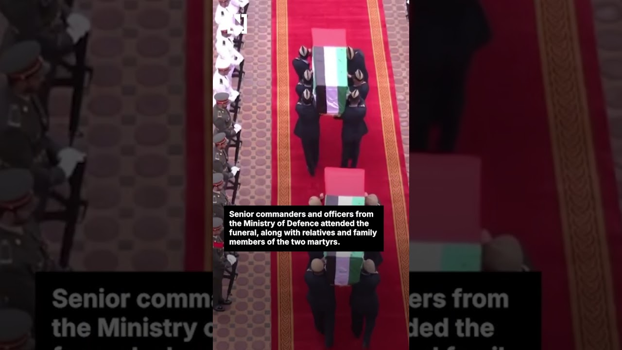 Military funeral held for two Emirati servicemen