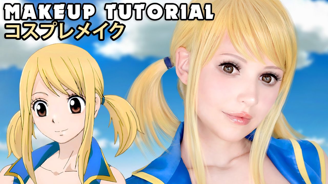 ☆ Lucy Heartfilia Cosplay Makeup Tutorial Fairy Tail ☆