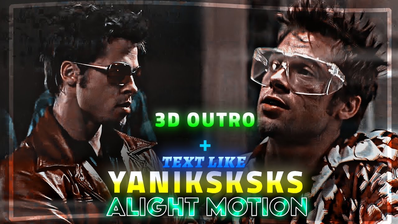 3D Outro and Text Like @yaniksksks in Alight Motion|| Free preset|| @WENTERTAINMENT-6