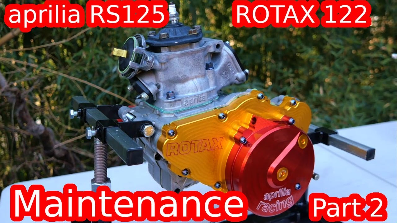 aprilia RS125 ROTAX 122 Maintenance Part 2