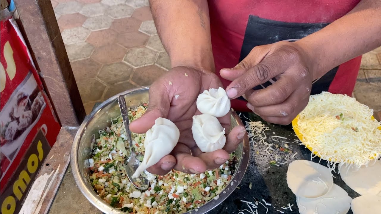 Art of Perfect Momos Making | Live Momos | Indian Street Food