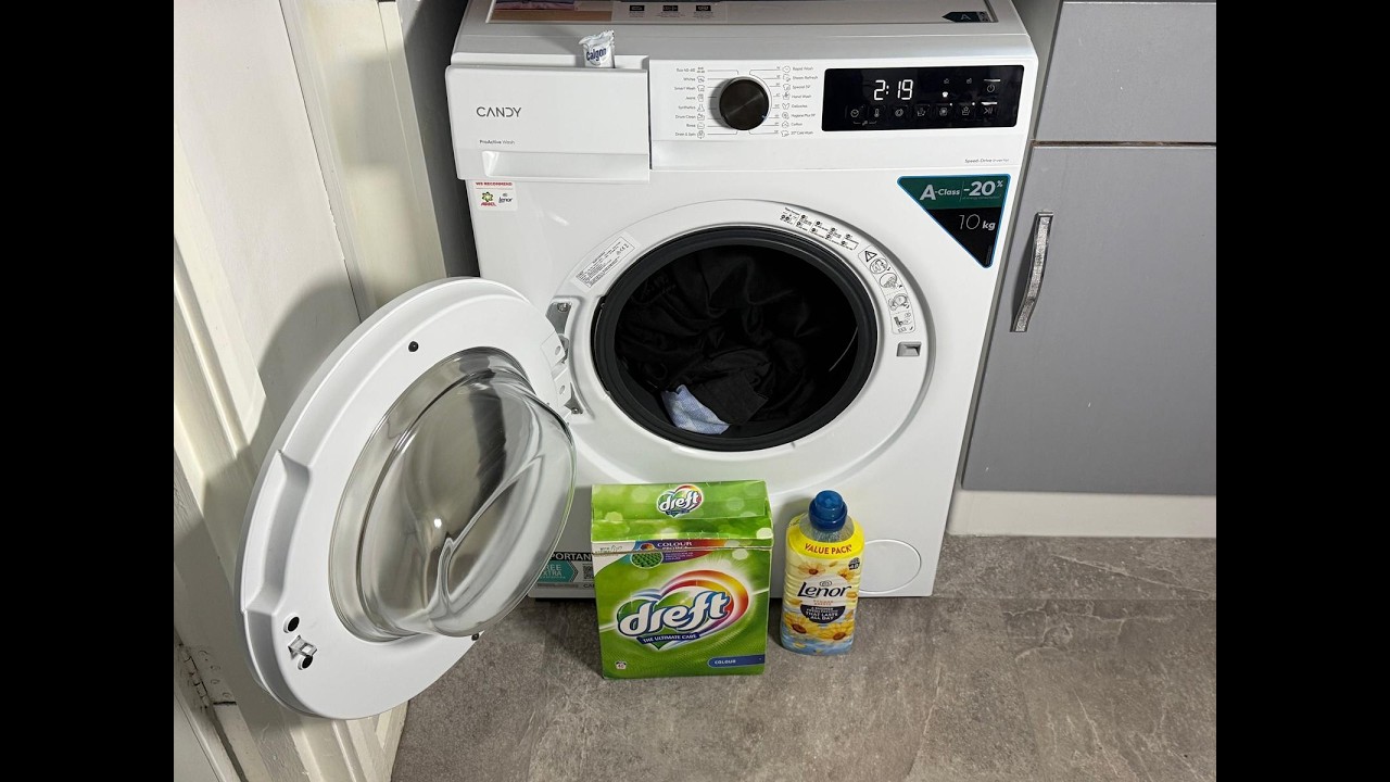🌀 Hygiene Wash Test @ 90° – Candy GD4108-80 Performance! 🌀