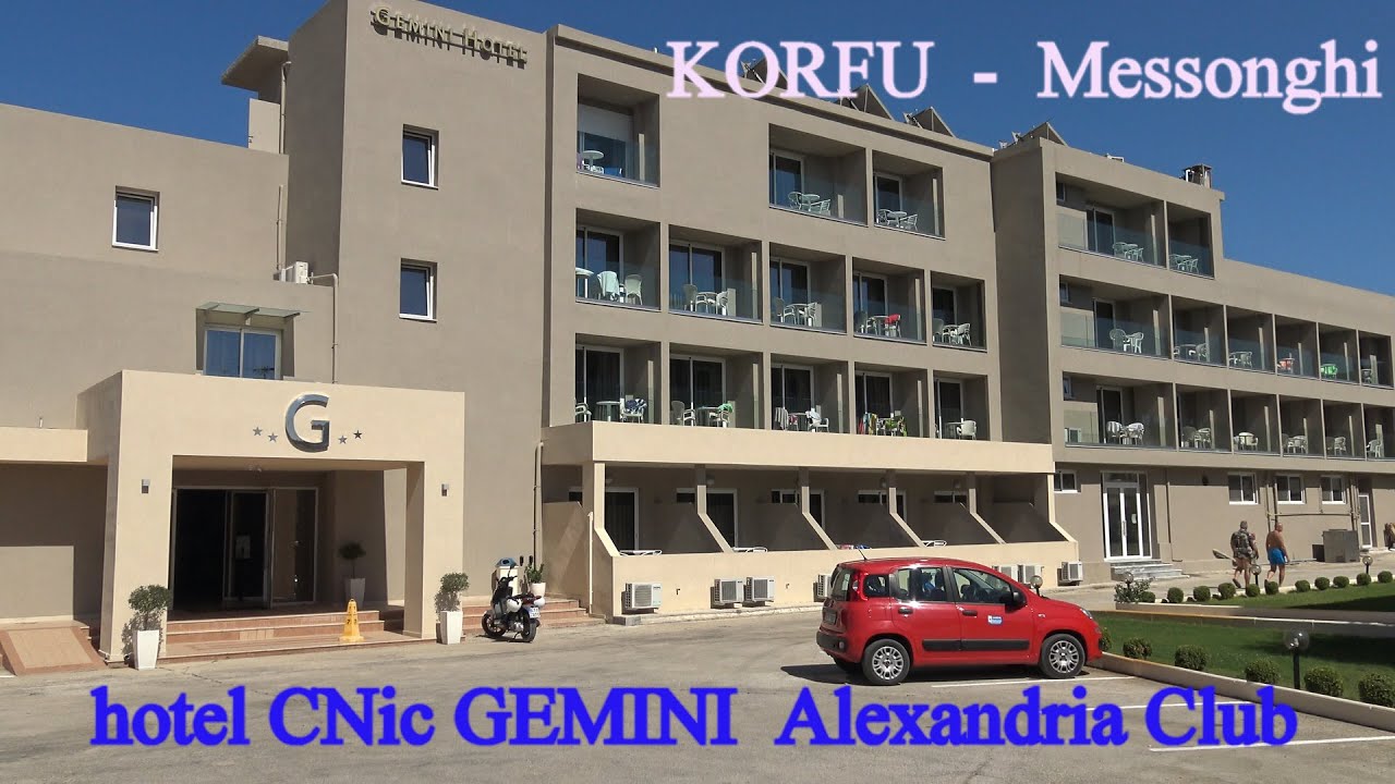 Hotel  CNic GEMINI   (Gemini Alexandria Club)   KORFU -   Messonghi  (4K)