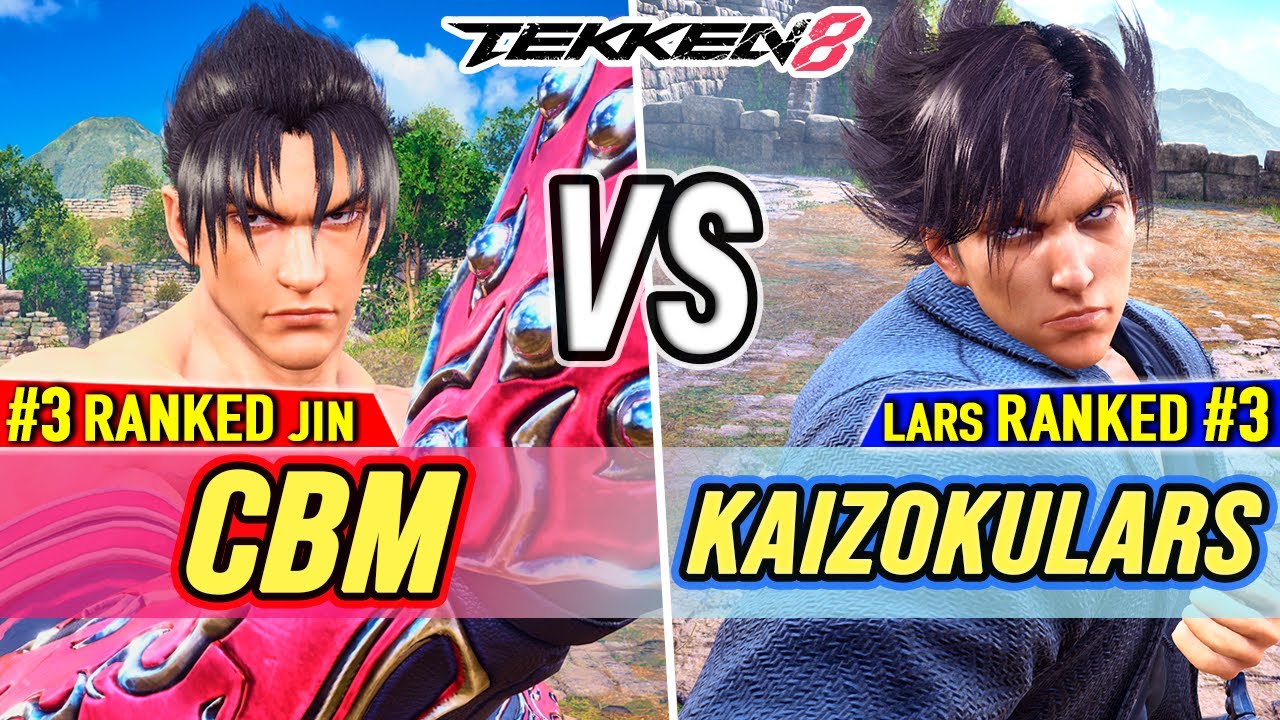T8 🔥 CBM (#3 Ranked Jin) vs Kaizokulars (#3 Ranked Lars) 🔥 Tekken 8 High Level Gameplay