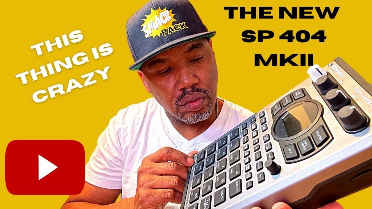 Ski Beatz Chopping samples on Rolands New SP 404 MKll