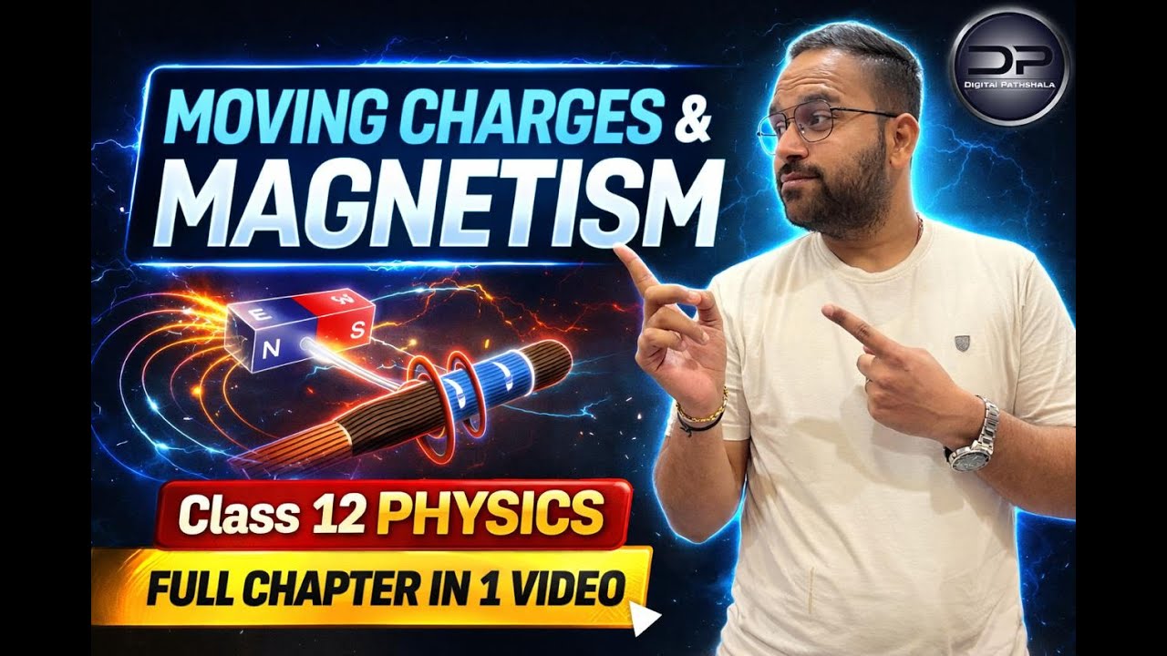 Moving Charges & Magnetism ONE SHOT ⚡ | Class 12 Physics Boards Revision #Somanisir #cbse #physics