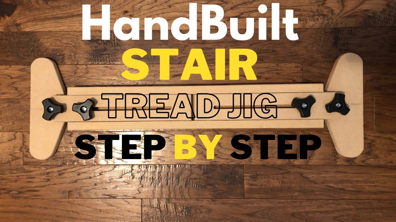 How to Make a Stair Tread Jig and Riser Measuring Jig Tool Step by Step