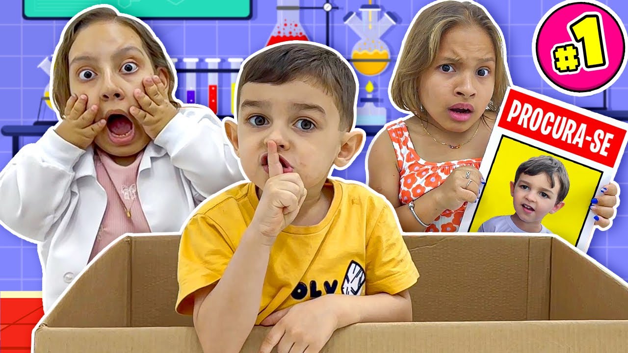 Maria Clara PERDEU o BEBÊ JP em uma experiência maluca da CAIXA-Kids Lab da Família MC Divertida Ep1