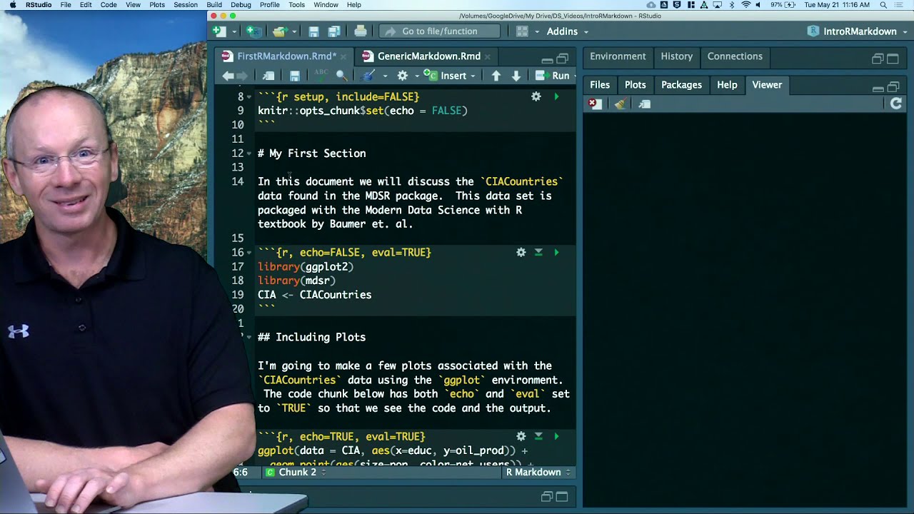 Introduction to R Markdown | Part 2 - A New R Markdown File