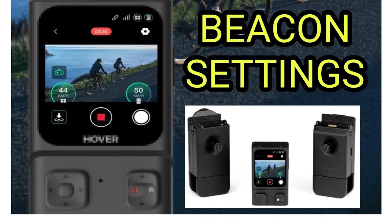 Hover Air X1 Pro Max Beacon - Screen Settings