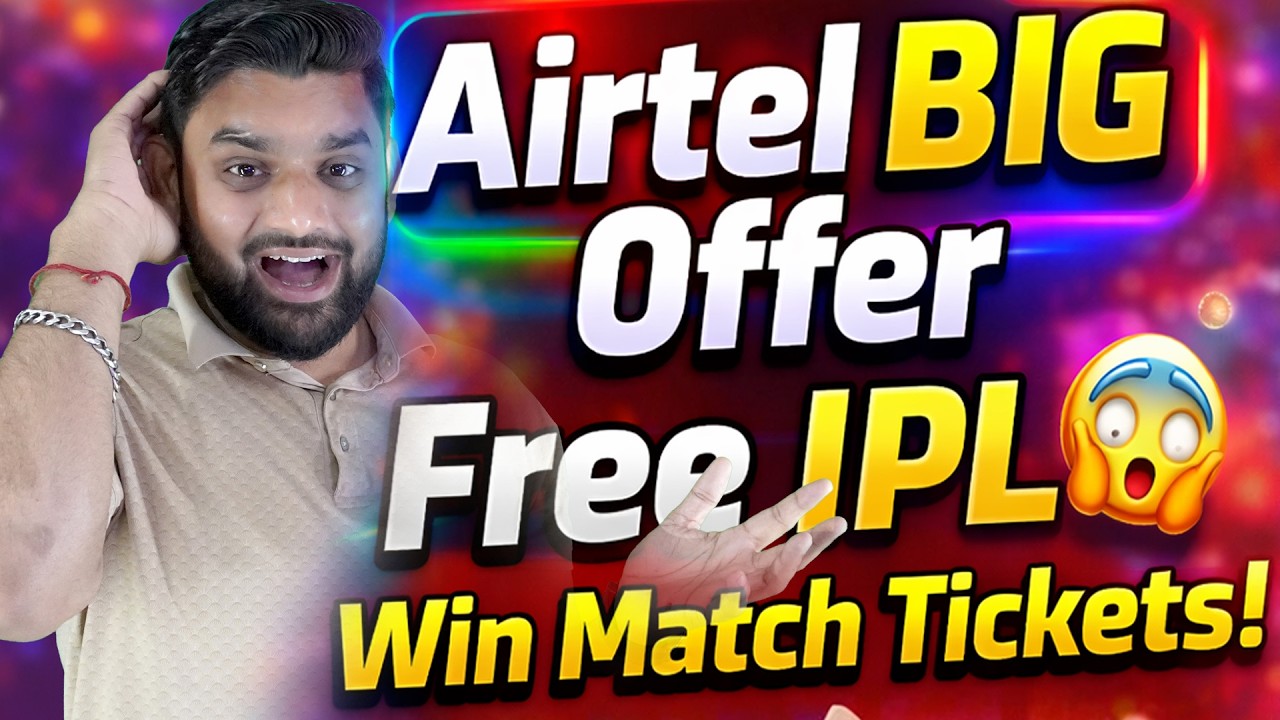 Airtel Cricket Carnival 2026 😱 Free JioHotstar + Win IPL Tickets!