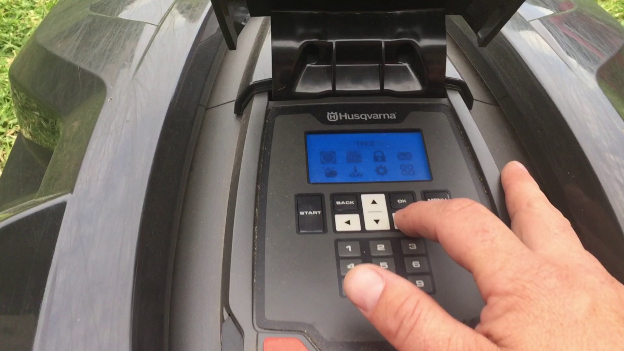 Husqvarna Automower fault message check & restart