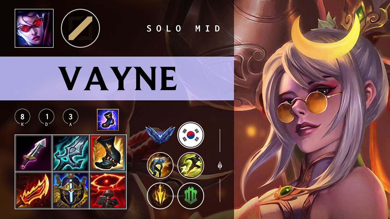 Vayne Mid vs Sylas - KR Diamond Patch 26.03