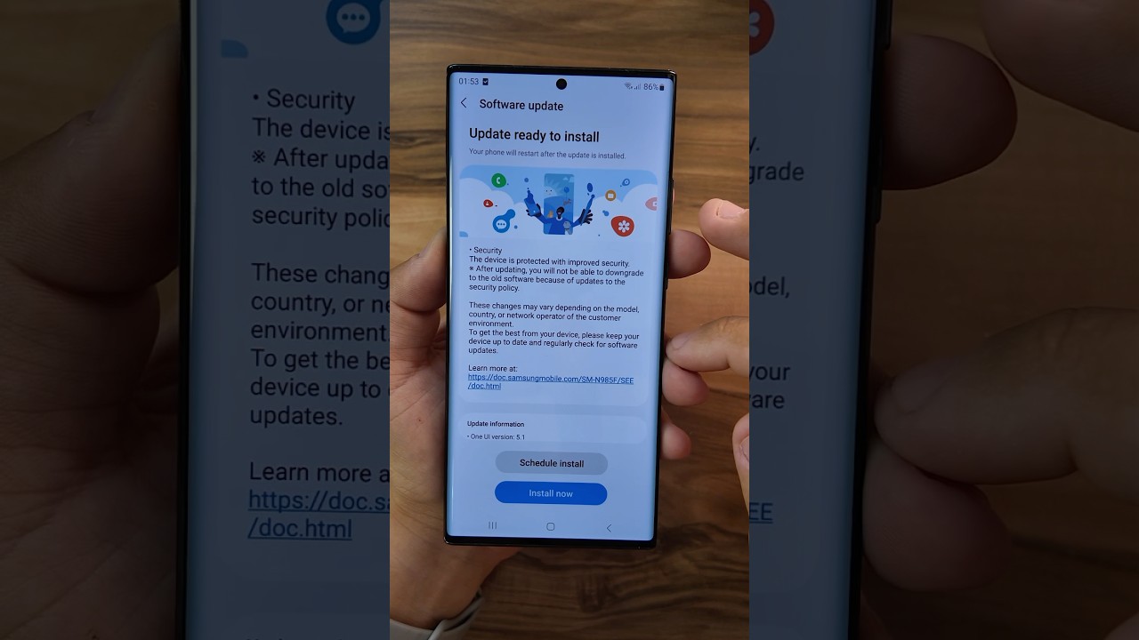 New update on Samsung Galaxy Note 20 Ultra #note20ultra #shorts