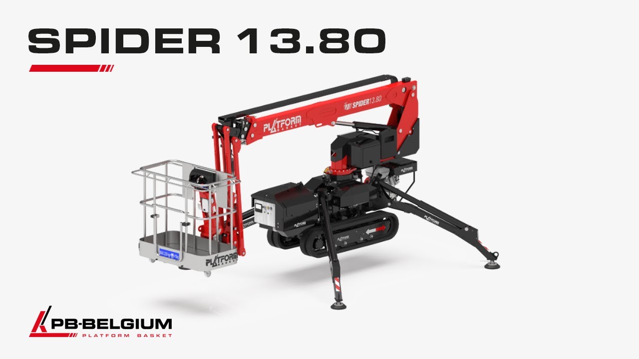 Instructievideo Platform Basket Spider 13.80 Spinhoogwerker