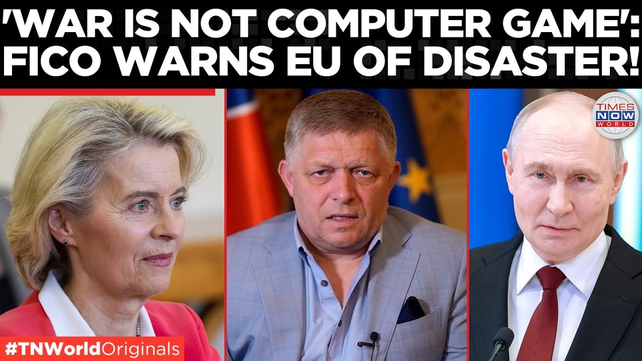 FICO'S WARNING: Slovakia PM Fires Shot At EU Over Russia After Romania Drone Shock | Times Now World