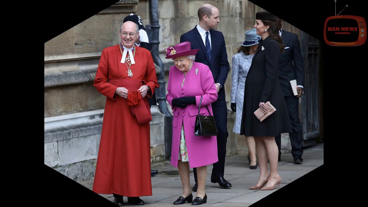 Kate Middleton Joins Royal Family at Easter Service Days Before Due Date