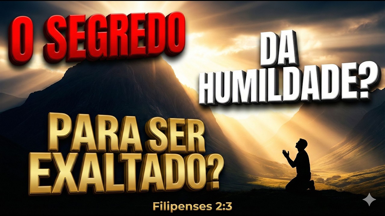 QUAL O SEGREDO PARA SER EXALTADO POR DEUS?