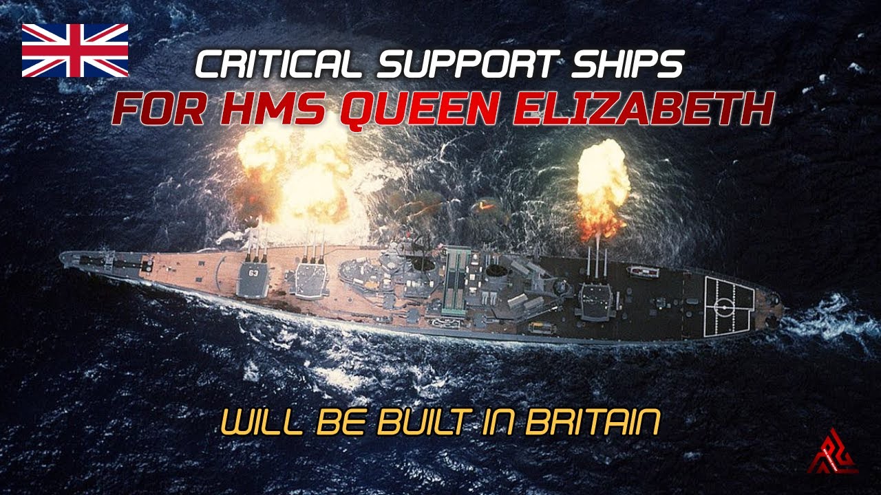 INCREDIBLE! Critical Support Ship For HMS Elizabeth Will Be Built In Britain!