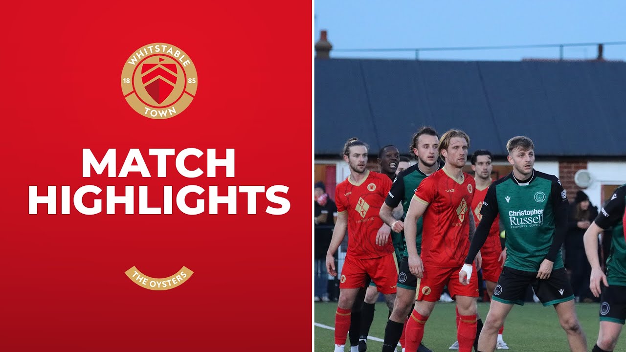 Whitstable Town vs Phoenix Sports | Match Highlights