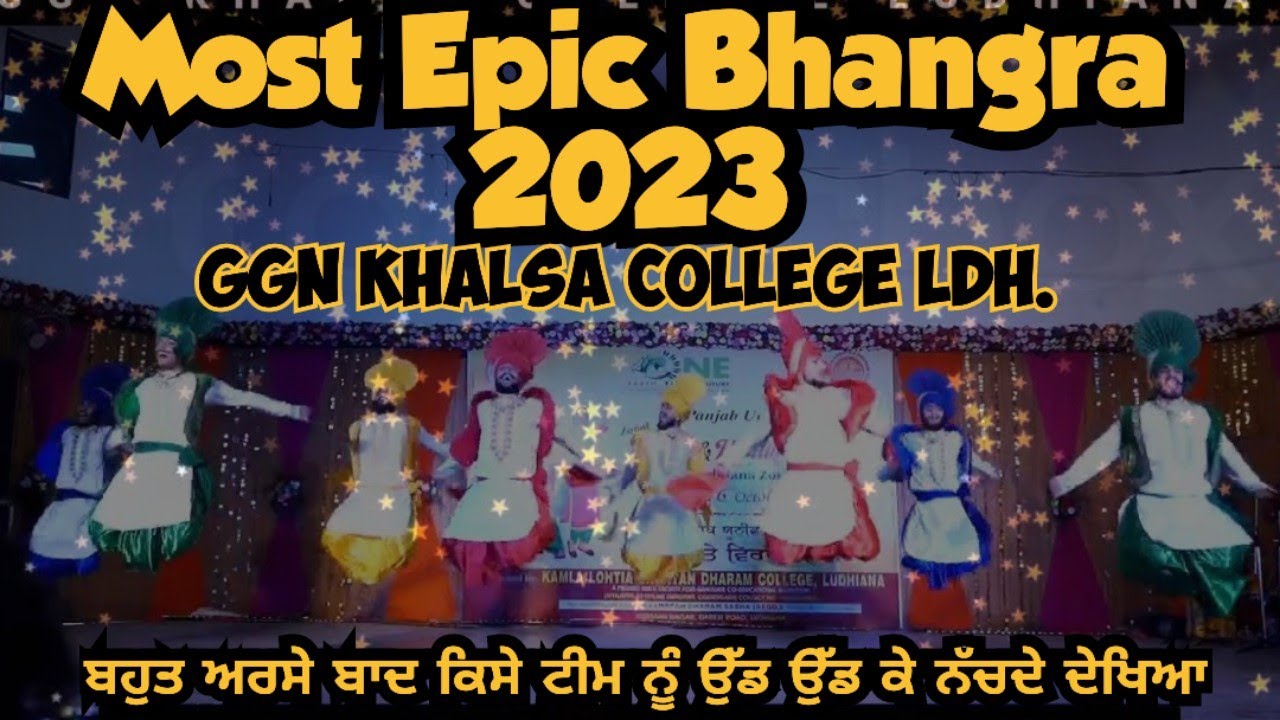Most Epic Bhangra of 2023 || GGN Khalsa College Ludhiana