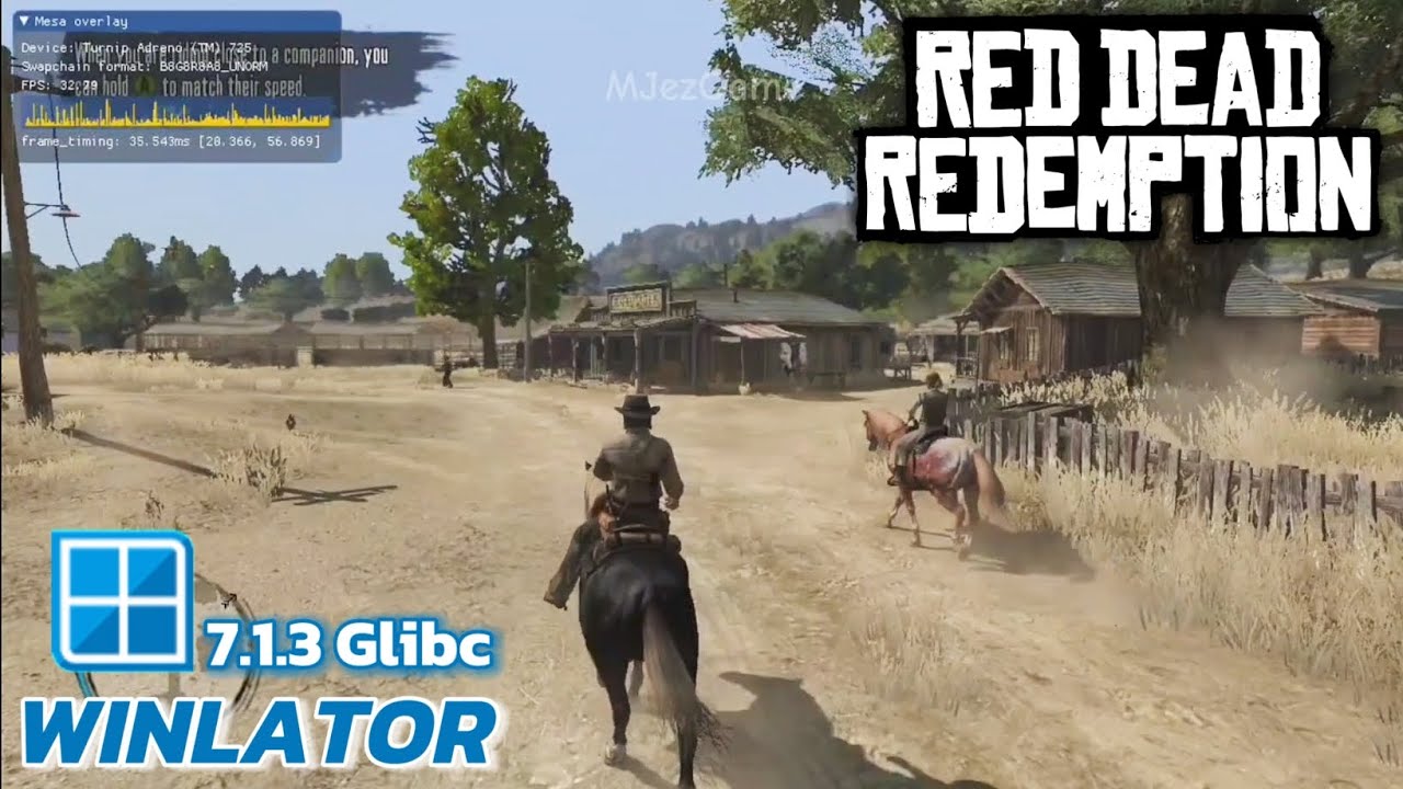 Winlator Glibc (Afei) - Gameplay Read Dead Redemption (Windows) On Android