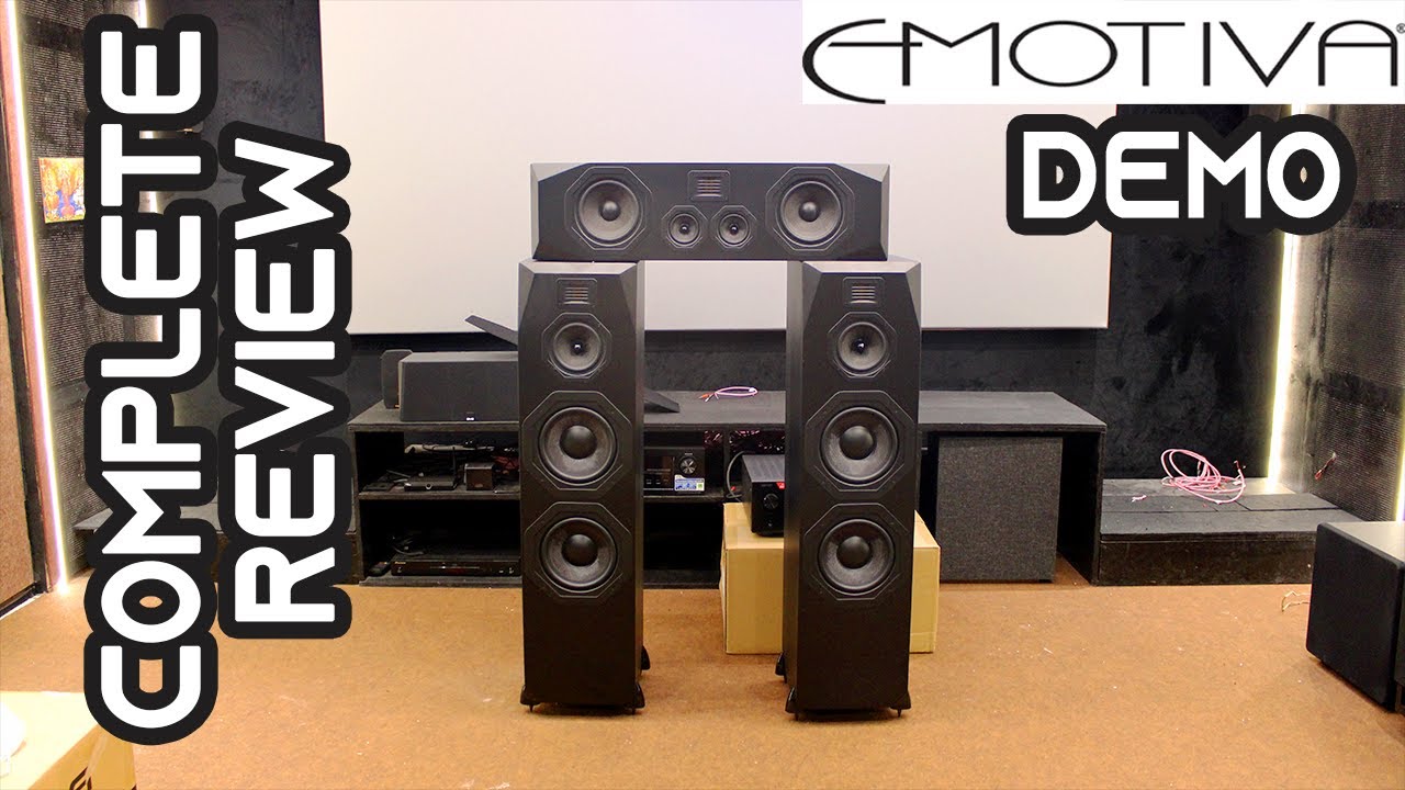 The complete Review of Emotiva T2+, C2+, B1+ | In Telugu.