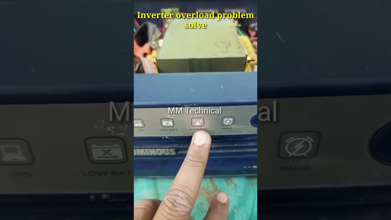 inverter overload problem solve #mmtechnical #youtubeshorts #shorts #shrots #shortvideo