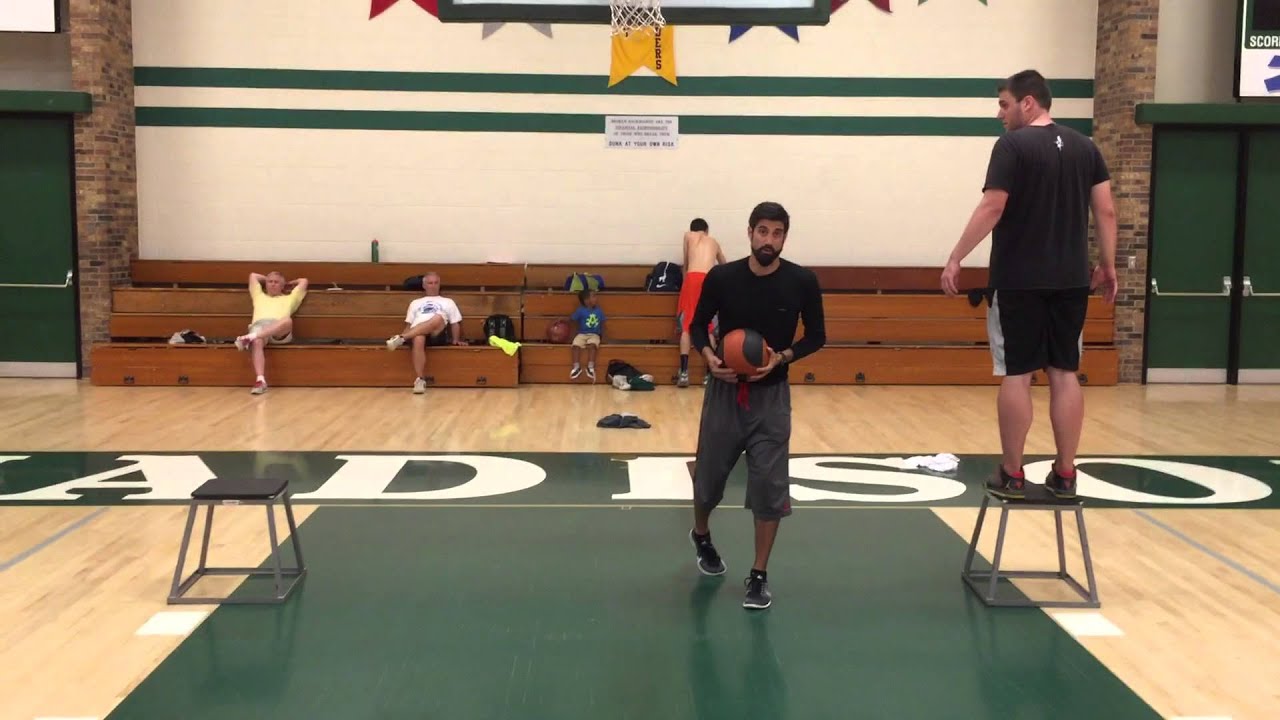 Box Jump Putbacks ( Rebounding and Post Drill)