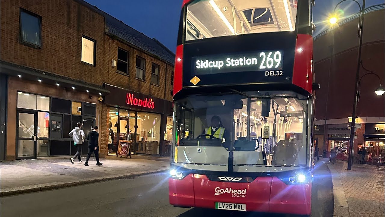 *Curtailed To Sidcup Station*LV25 WXL Go Ahead London 25Reg Wright Streetdeck Electroliner 