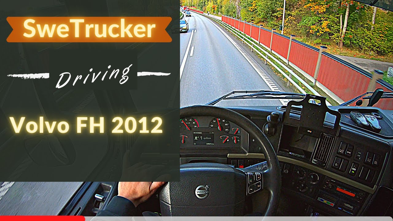 POV Driving Volvo FH 2012 - Sweden, Stockholm 4K