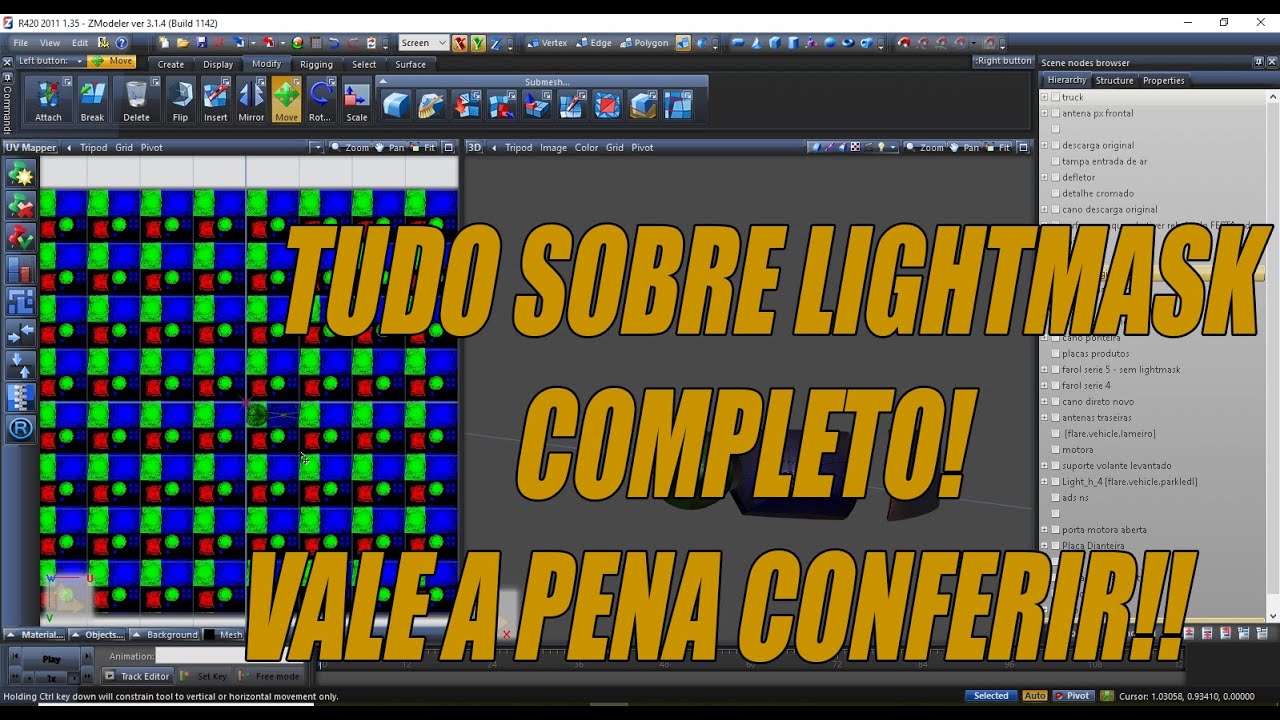 #Zmodeler #4 Tutorial - Lightmask Completo para ETS2º