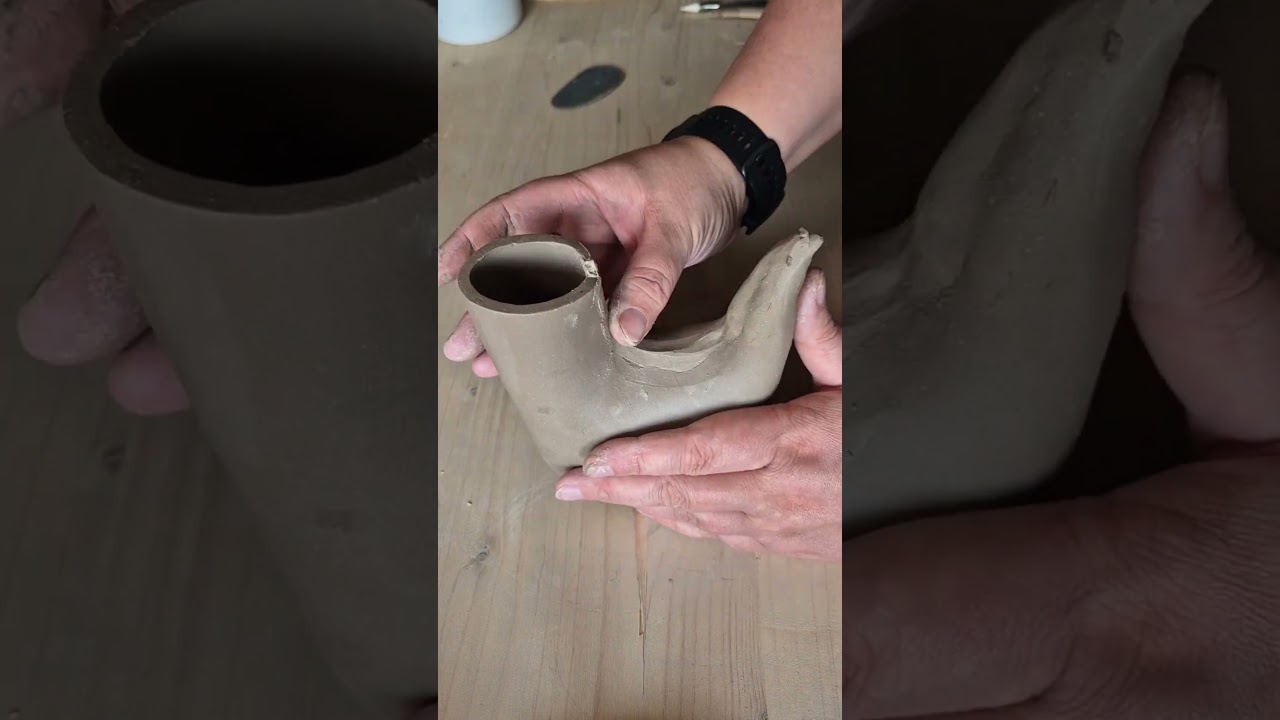 schnell & leicht: Katze t&ouml;pfern in Plattentechnik #diy #pottery