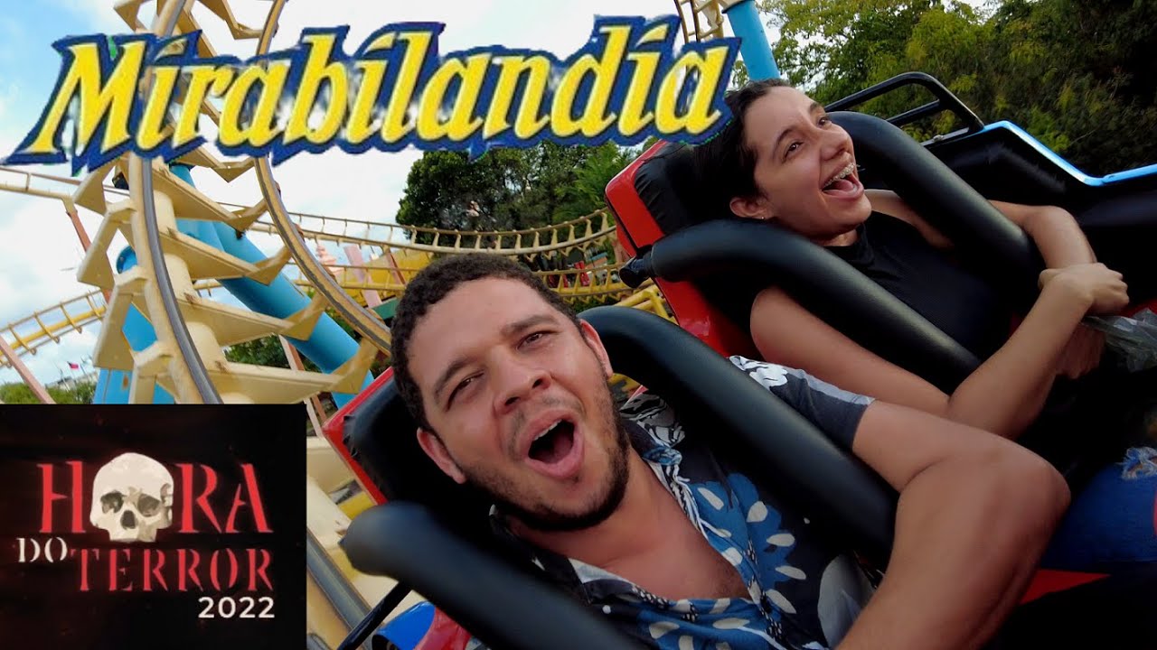MIRABILANDIA PE 11/2022-UM DIA NO PARQUE DE DIVERSÃO COM A HORA DE TERROR E BRINQUEDOS