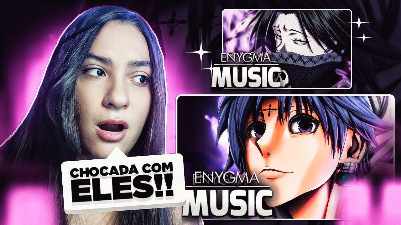 (SÃO ALIADOS???) 2 EM 1 ENYGMA - Rap do Feitan & Chrollo Lucilfer (Hunter X Hunter) - REACT