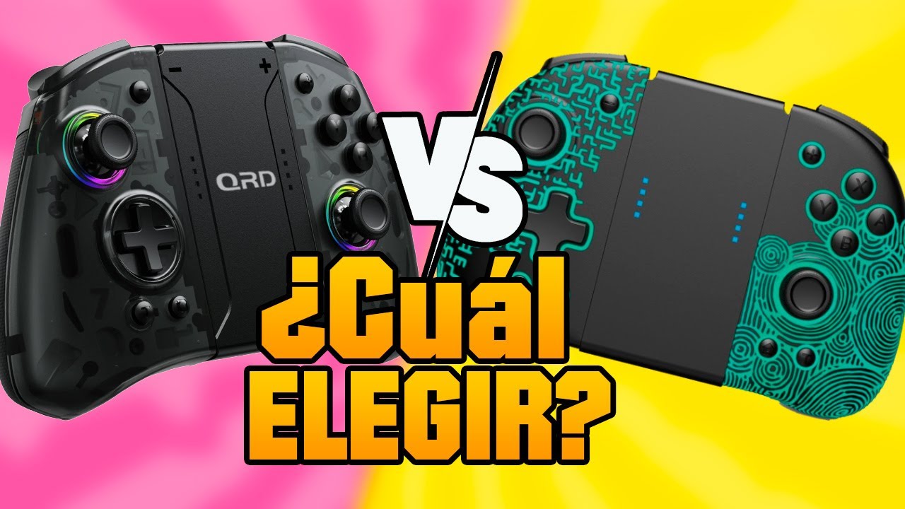 ⚡️Funlab Luminous Zonai VS QRD Stellar T5⚡️TRAS 30 DÍAS DE USO ¿Mejor mando para NINTENDO SWITCH?