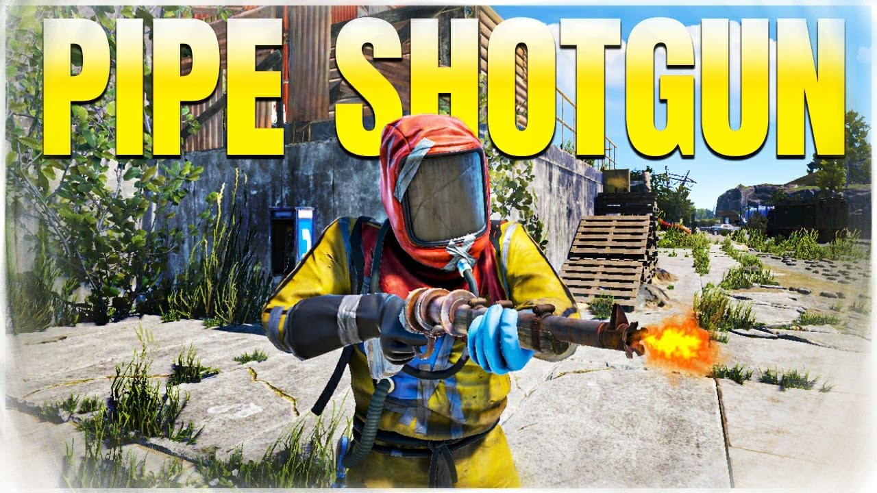 MATO a un FULL HQ con una PIPE SHOTGUN - RUST - Gameplay español